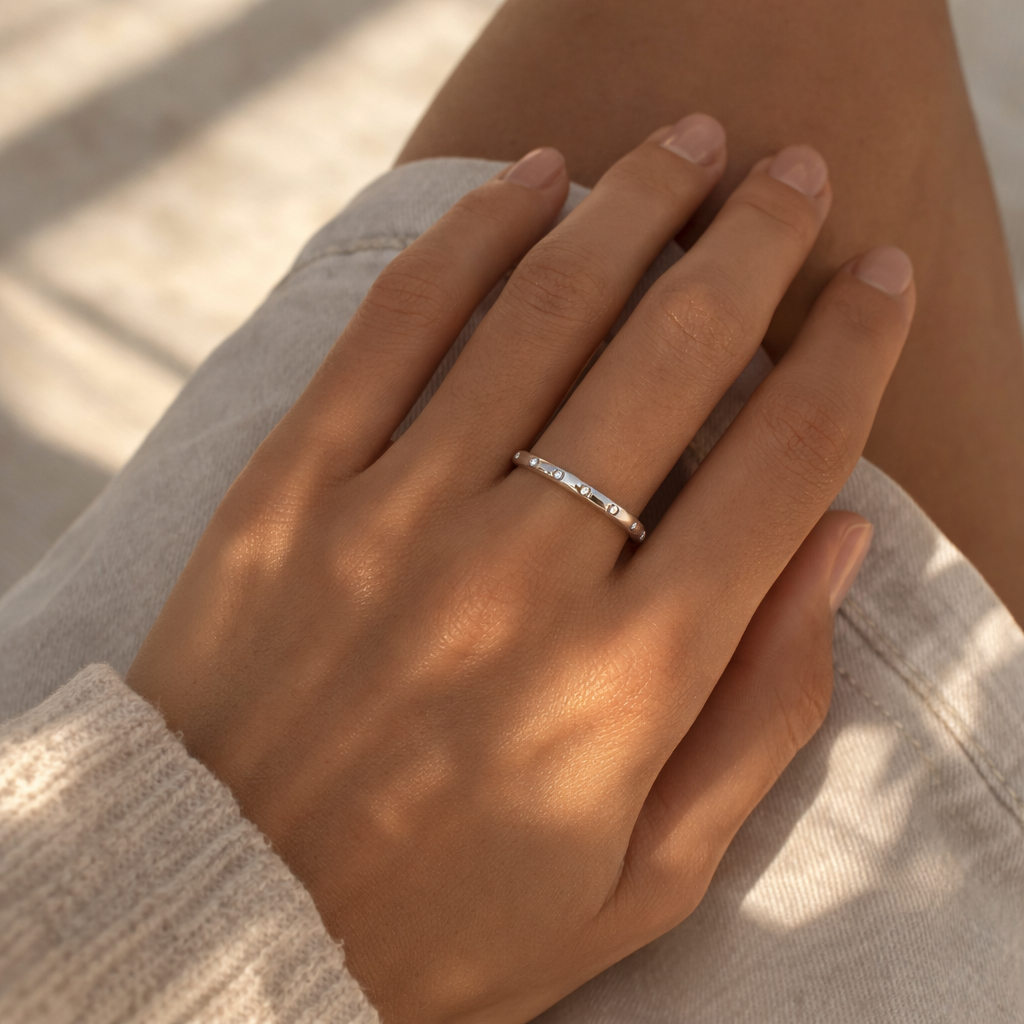 טבעת Luka Liv – יהלומי מעבדה וכסף 925 | Luka Jewelry