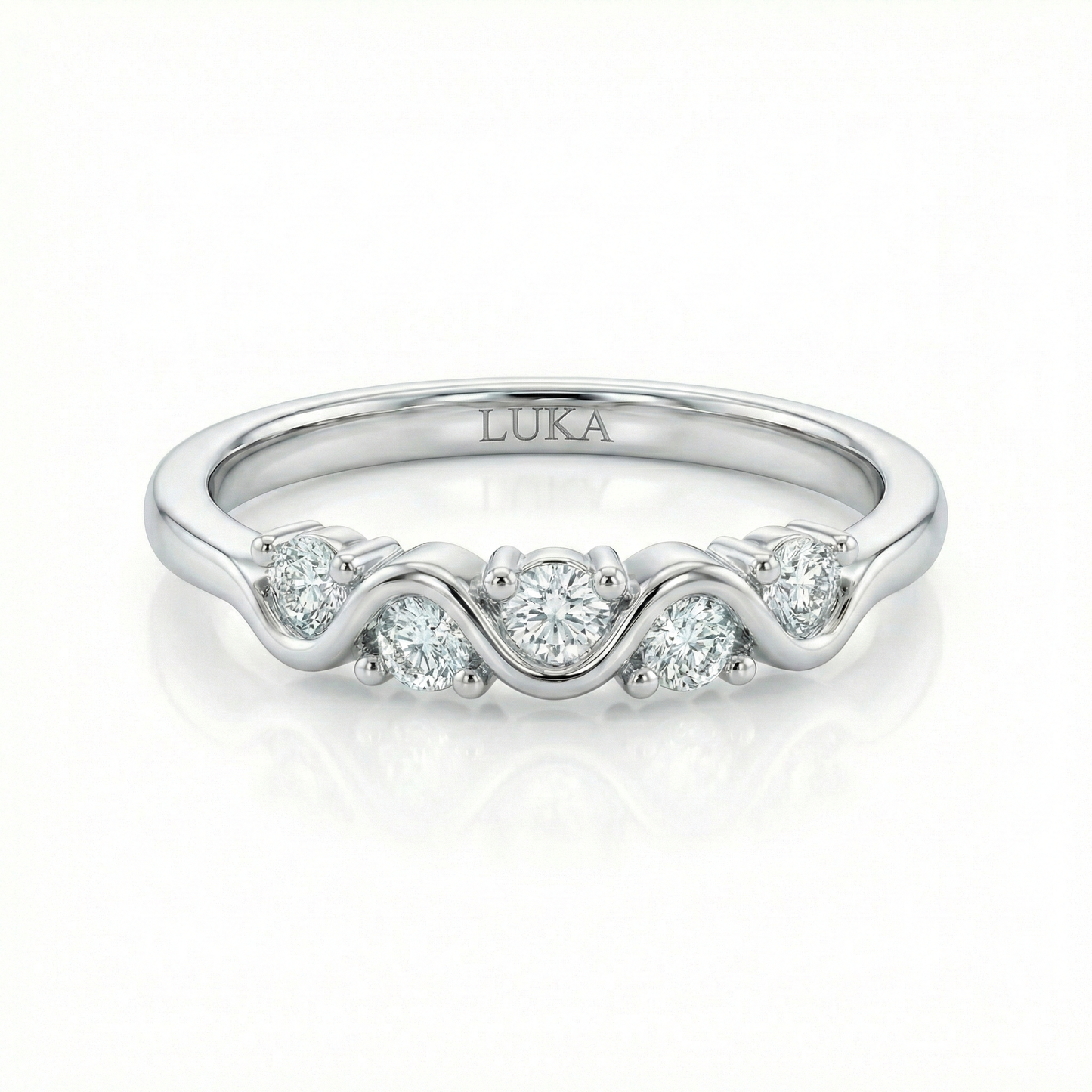 טבעת Infinite Glow – אבני חן וכסף 925 | Luka Jewelry