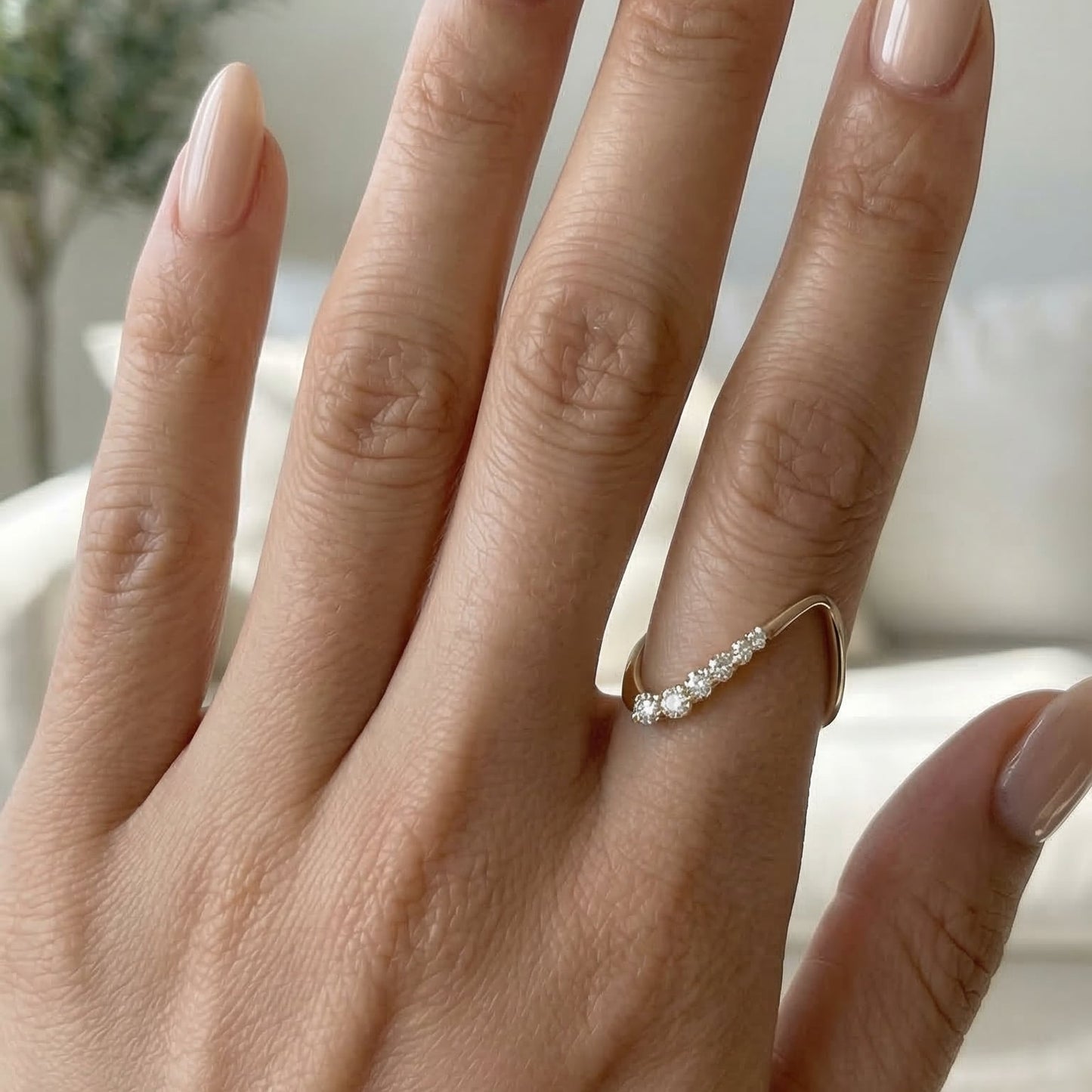 טבעת Alma – יהלום מעבדה וכסף 925 | Luka Jewelry