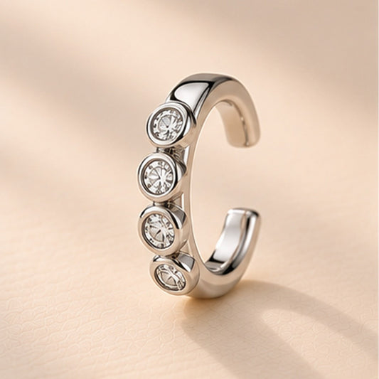 עגילי Rotem – ear cuff משובץ יהלומי מעבדה